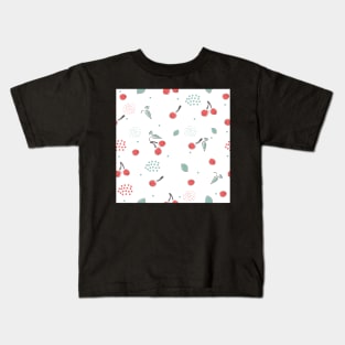 Cherry Pattern Kids T-Shirt